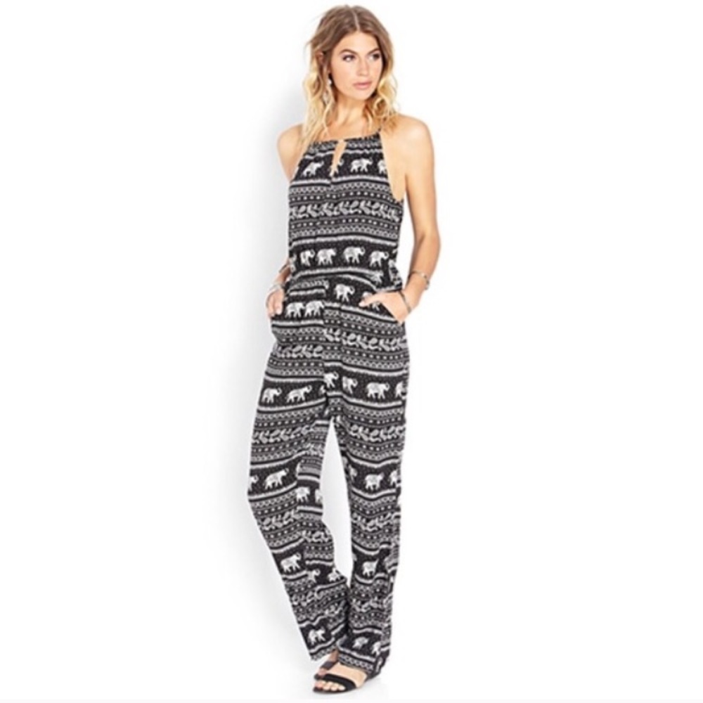 Forever 21 elephant romper